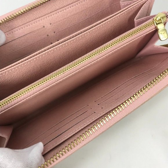 LOUIS VUITTON Damier Azur Zippy Wallet Long wallet Zip Around Long Wallet - Picture 10 of 11